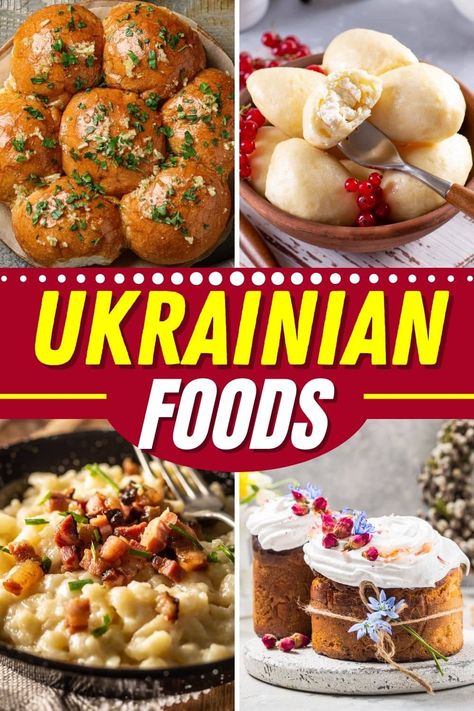 15 Authentic Ukrainian Foods Ukrainian Vegetable Dishes, Ukrainian Recipes Christmas, Ukranian Side Dishes, Ukrainian Easter Recipes, Ukrainian Thanksgiving Recipes, Ukrainian Christmas Recipes, Authentic Ukrainian Recipes, Ukrainian Food Recipes, Ukrainian Christmas Food