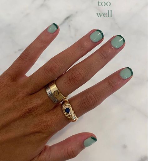 Mail Inspo Short, Gel Nail Inspo Short, Aesthetic Simple Nails, Aesthetic Nails Short, Retro Nails, Simple Gel Nails, Minimal Nails, Cute Gel Nails, Soft Nails