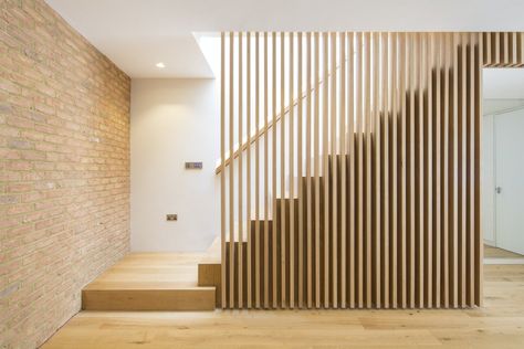 Timber Stair, Timber Staircase, Oak Stairs, Mews House, Stairway Design, Stairs Design Modern, Stair Case, Home Stairs Design, Modern Stairs