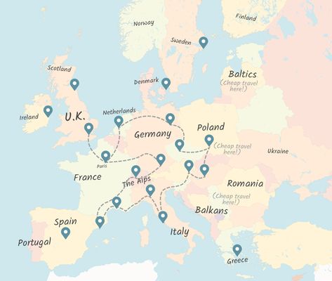 Where To Go Backpacking: Key Routes Around the World (With Maps) • Indie Traveller Backpack Europe Route, Backpacking Aesthetic, Backpacking Routes, Backpack Through Europe, Senior Trip, Travel Route, Backpacking Europe, Gap Year, World Traveler