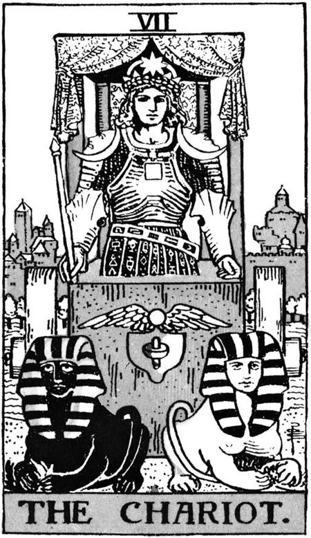 The Chariot Art and Meaning: Queen of Tarot Tarot Waite, Chariot Tarot, The Chariot Tarot, The Emperor Tarot, Tarot Tattoo, Tarot Significado, Online Tarot, Rider Waite Tarot, Oracle Tarot