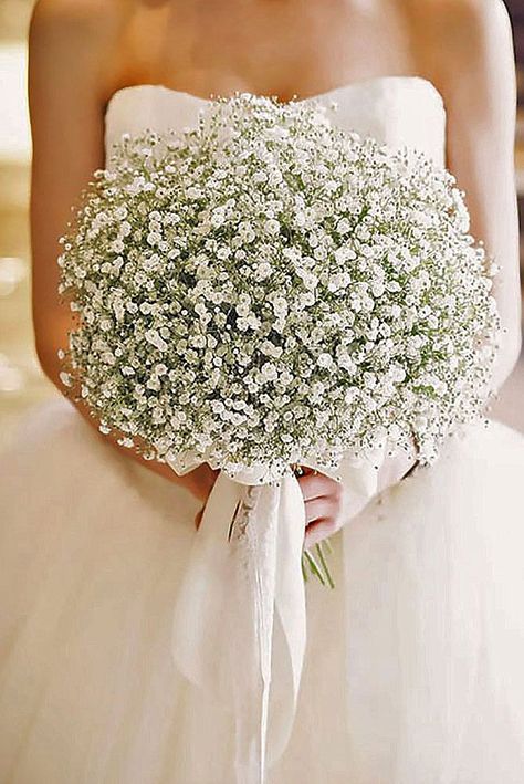 Bloom Wedding, Babies Breath, White Wedding Bouquets, Wedding Forward, Baby's Breath, Bouquet Of Flowers, Art Sculptures, Wedding Cake Designs, Bride Bouquets