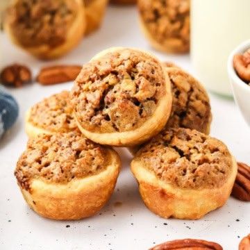 Classic Pecan Tassies - One Hot Oven Pecan Pie Tassies Recipe, Pecan Nut Tossies, Pecan Tassies With Cream Cheese Crust, Pecan Tassies Recipe Easy, Pecan Tassies Recipe, Pecan Tassie Recipe, Tassies Recipe, Pecan Pie Tarts, Pecan Tarts Recipe