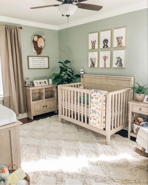 Woodsy Nursery, Cozy Baby Room, Pooh Nursery, Christian Nursery, Boy Nursery Themes, Baby Nursery Inspiration, Baby Room Themes, Baby Room Neutral, Baby Boy Room Decor