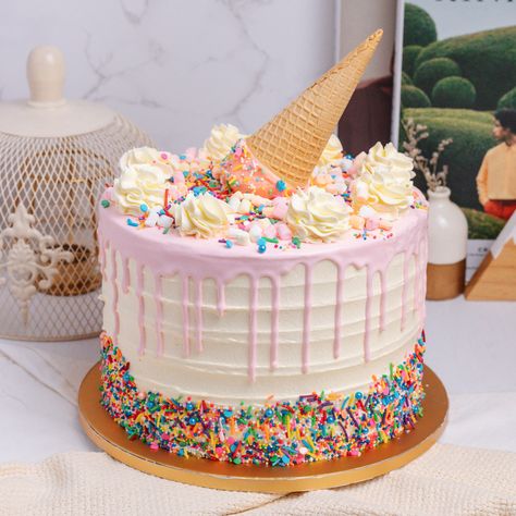 Ice Cream First Birthday Cake, Ice Cream Fourth Birthday, 4 Ever Sweet Birthday Party Cake, Ice Cream Party Cake Ideas, Double The Scoops Double The Fun Birthday, Fourever Sweet Birthday Cake, Sweet Six And Sassy Birthday Party, 2 Sweet Birthday Theme Cake, Birthday Cake Ice Cream Theme