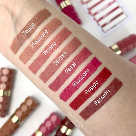 Milani Matte Lipstick, Milani Lipstick, Best Matte Lipstick, Drugstore Lipstick, Milani Cosmetics, Lipgloss Lips, Makeup Shades, Natural Glowy Makeup, Lip Swatches