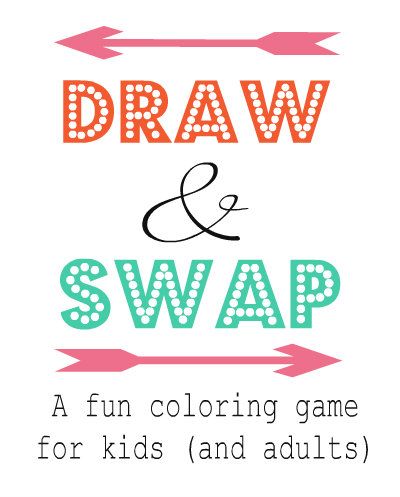 Draw and Swap Family Game | Crafting in the Rain  {New Year's Eve Ideas for Kids and Families} Art Games For Kids, Drawing Games For Kids, Coloring Games For Kids, Babysitting Ideas, Club Activities, Baby Sitting, Boys And Girls Club, Drawing Activities, Kids Game