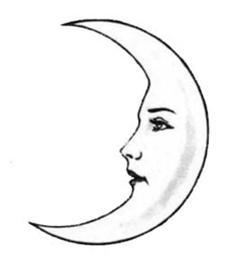 Big Crescent Moon Tattoo, Crescent Moon Face Drawing, Half Moon Face Drawing, Cresent Moon Drawing Easy, Shaded Crescent Moon Tattoo, Crescent Moon Tattoo With Face, Moon Side Tattoo, Tattoo Ideas Female Moon, Crescent Moon Face Tattoo