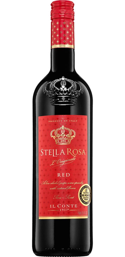 Red Wines Guide, Stella Rosa Wine, Types Of Red Wine, Sparkling Red Wine, Stella Rosa, Stella Rose, Strawberry Wine, Dry Red Wine, Italy Wine