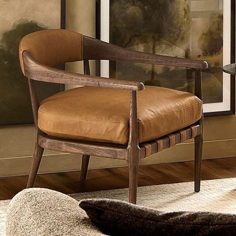 Modern Living Room Chairs | West Elm Modern Living Room Chairs, Modern Leather Chair, Upholstered Chairs Fabric, Poplar Plywood, Single Arm Chair, Leather Accent Chair, Metal Side Table, Single Chair, Frame Wood