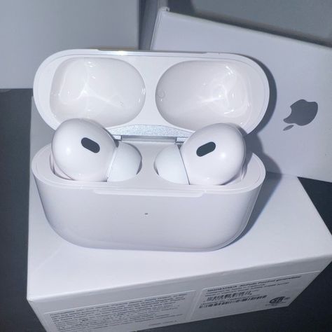 Apple | Headphones | Apple Airpods Pro 2nd Generation With Magsafe Wireless Charging Case White | Poshmark Headphones Apple, Apple Headphones, Airpods 2nd Generation, Apple Headphone, Apple Airpods Pro, Apple White, Earbud Headphones, Apple Airpods, Airpods Pro