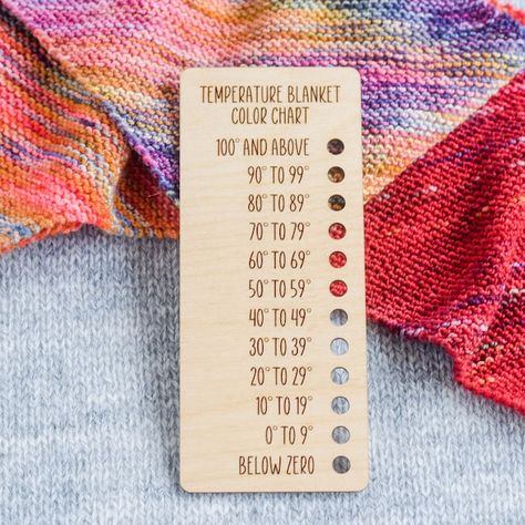 PurpleWoolCo - Etsy Temp Blanket Color Scheme, Temperature Blanket Crochet Color Chart, Crochet Temperature Blanket Color Combos, Temperature Blanket Knit, Temperature Blanket Crochet Color Combos, Temperature Blanket Chart, Temperature Blanket Color Palette, Temperature Crochet, Temp Blanket