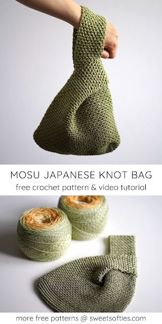 Mosu bag crochet pattern. Learn how to crochet a japanese knot bag with this free pattern. This stylish bag is perfect for everyday Crochet Japanese Knot Bag Pattern Free, Japanese Knot Bag Pattern Free, Mosu Bag, Crochet Japanese Knot Bag, Japanese Knot Bag Crochet, Crochet Knot Bag, Japanese Knot Bag Pattern, Market Crochet, Modern Haken