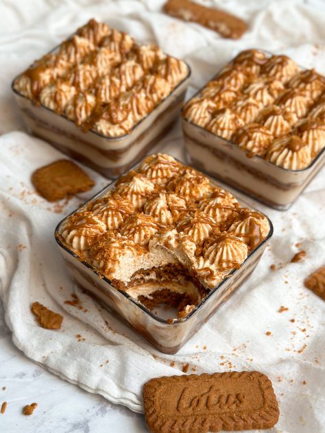 Biscoff Tiramisu, Biscoff Recipes, Biscoff Cookie Butter, Caramel Desserts, Tiramisu Recipe, Fool Proof Recipes, Eat Dessert, Sweets Recipes, Trifle