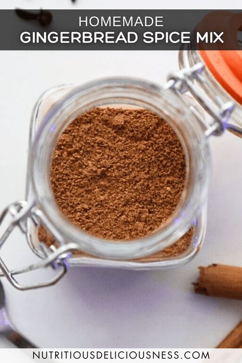 How to make Gingerbread Spice Mix Having some homemade Gingerbread Spice Mix on hand is a great baking helper in the kitchen! It’s ready to use in so many recipes! #homemadegingerbreadspice #gingerbreadspice Gingerbread Spice Mix Recipe, Gingerbread Spice, Infused Sugar, How To Make Gingerbread, Homemade Gingerbread, Seasoning Recipe, Ginger Spice, Spice Mix, Old Spice