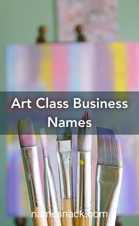 10 creative and inspiring names for your art class business. Art Class Names Ideas, Art Gallery Names Ideas, Art Studio Names Ideas, Art Names Ideas, Art Studio Names, Art Business Names Ideas, Creative Names For Art Business, Artist Names Ideas, Art Business Names