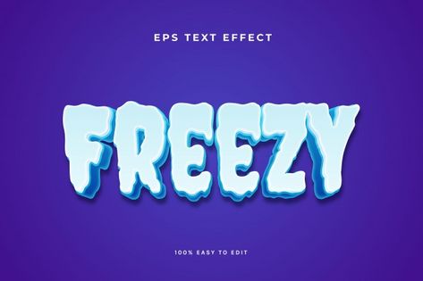 Cold Typography, Ice Typography, Frozen Text, Ice Logo, Casual Logo, Alphabet Font, Typography Alphabet, Logo Typography, Cold Ice