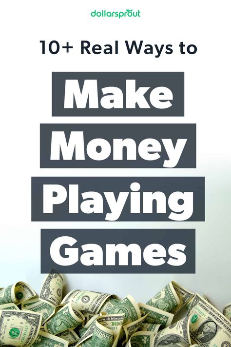 Whether you casually play games on your phone to kill time, or you're a hardcore Xbox gamer, there's opportunities everywhere to actually cash in on your time spent. From playing specific games to careers in gaming-related fields, here's how to make real money playing video games. Games On Your Phone, Make Money Playing Games, Earn Money Online Free, Earn Money Fast, Apps That Pay, Best Online Jobs, Money Games, Social Media Jobs, Real Money