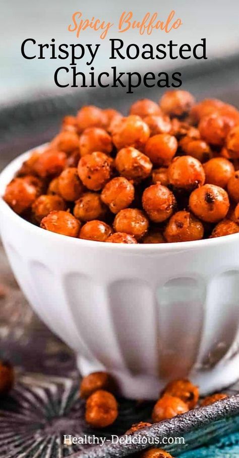 Chickpea Recipes Roasted, Snack Craving, Crispy Chickpeas, Chickpea Recipes, Roasted Chickpeas, Roasted Almonds, Eating Recipes, Savory Snacks, Edamame