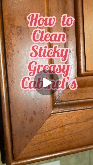 Home pro Cleaning Tips get it done advice on Instagram: "Follow for more Pro Cleaning Tips ✅  How to clean sticky greasy kitchen cabinets like a pro. Follow these steps & remember not to spray directly on cabinets with a slightly damp cloth.  Alway dry clean after.   Thanks for the question 💝😊 Keep them coming ✅   What to know more?  ** Check out my stan store in bio ~ free cleaning type analysis and newsletter  ~ My book Clean Enough 📚 ~ Time Home Management & cleaning list for the busy mom.  💝 My motto~ lets get it done & go have fun!!   #cleaningtips#getitdone#cleanhome#clean#cleansnob" Clean Greasy Cabinets, Cleaning Sticky Kitchen Cabinets, Kitchen Cabinets Cleaning Tips, Best Cabinet Cleaner, Clean Cupboards Kitchen Cabinets, What To Use To Clean Kitchen Cabinets, How To Clean Cabinets Kitchen Cupboards, Cleaning Greasy Cabinets, Cabinet Cleaning Solution