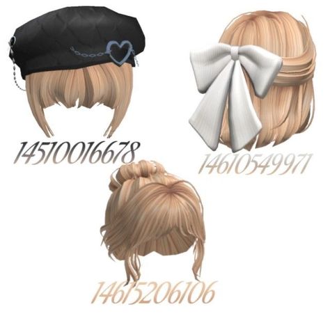 Berry Avenue Short Hair Codes, Blonde Hair Codes For Brookhaven, Short Codes Berry Ave, Blonde Hair Y2k, Id Brookhaven Hair, Blonde Hair Codes, Hair Y2k, French Poetry, Brown Hair Roblox