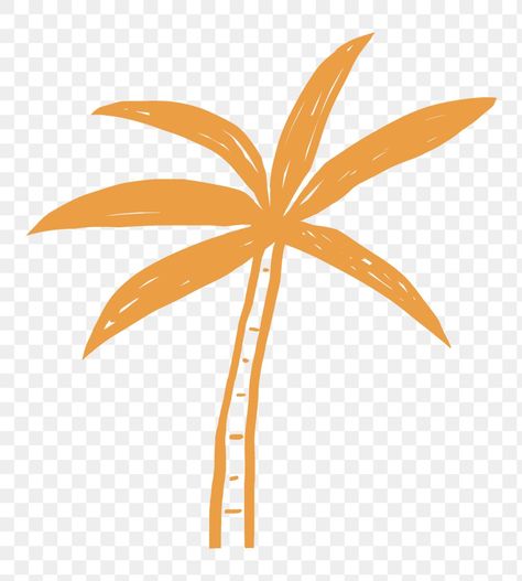 Doodle Palm Tree, Palm Graphic Design, Palm Sticker, Palm Illustration, Liner Ideas, Palm Tree Illustration, Palm Tree Sticker, Palm Tree Graphic, Notes Book