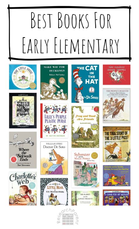 =A selection of the best books for kids in first and second grade compiled by cross-referencing multiple authoritative sources. Great for 6, 7, and 8 year old kids.  via @researchparent Elementary School Books, Easy Chapter Books, Early Childhood Education Activities, Elementary Books, English Grammar Book, Basic English, Homeschool Elementary, Elementary Library, Early Elementary Resources