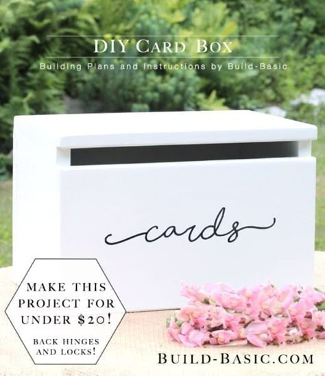 Wedding Card Box Ideas Elegant, Wedding Card Box Ideas, Modern Wedding Diy, Card Box Ideas, Diy Card Box, Wedding Card Box, Card Box Wedding, Affordable Wedding, Wedding Boxes