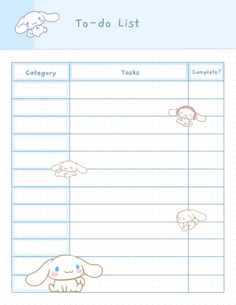 cinnamonroll to-do list template ☺️ #goodnotes5 #notestemplate #todolist #sanrio #cute #kawaii #productivity #notes #aestheticnotes #cinnamonroll #sanriocharacter #hellokittyandfriends Sanrio School Timetable, Sanrio To Do List Template, Sanrio Checklist, Sanrio Digital Planner, Sanrio Planner Printables, List To Do Planner Cute, Kawaii Planner Printables Free, Sanrio Goodnotes, Digital To Do List Template