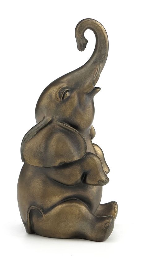 PRICES MAY VARY. Good Luck Elephant with Raised Trunk Figurine Material: Cold Cast Bronze Dimensions: H: 4.25" (to the trunk) Gift Boxed An elegant elephant statue with the trunk facing upwards to represent prosperity, good luck, and success! Bronze Finish Elephant Tattoo Meaning, Good Luck Elephant, Tattoo Thoughts, Elephant Trunk Up, Elephant Photography, Elephant Wallpaper, Elephant Pictures, Elephants Photos, Elephant Drawing