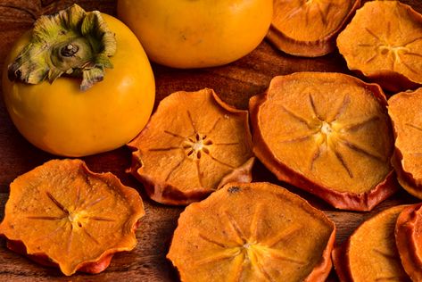 Dried Persimmons, Seared Fish, Delicious Snacks, Fruit Slice, Kitchen Oven, Pumpkin Colors, Convection Oven, Baking Sheets, Rice Vinegar