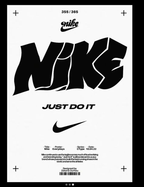 Nike Logo History: From a $35 Design to a Global Icon Global Icon, Just Do It, Nike Logo, Do It, Black And White, Nike, History, White, Black