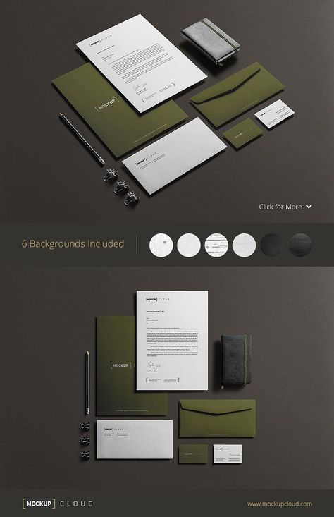 Corporate Stationery Mock-Up by Mockup Cloud on @creativemarket Mise En Page Web, Inmobiliaria Ideas, Corporate Stationery, Logo Presentation, Graphisches Design, Corporate Identity Design, Letterhead Design, Stationary Design, Stationery Mockup