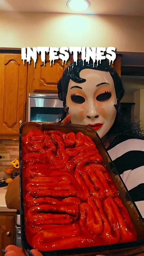 🧟‍♀️ Cinnamon Roll Intestines 🧟‍♂️ . For Halloween 2023, I whipped up a spooky dish for my short. Using Pillsbury cinnamon rolls, I crafted edible intestines, perfect for Halloween treats. These guts are a ghoulish addition to my Halloween party food lineup, adding a touch of creepy fun to a Halloween DIY creation. If you're looking for gross food ideas for Halloween, these cinnamon roll intestines are a must-try. They turned out so realistic that my Halloween party guests couldn't believe the Halloween Cinnamon Rolls Guts, Halloween Guts Food, Cinnamon Roll Brains Halloween, Cinnamon Roll Guts Halloween, Cinnamon Roll Intestines Halloween, Edible Intestines Halloween, Intestine Cinnamon Rolls, Halloween Cinammon Roll, Gross Halloween Food Ideas For Parties