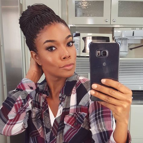 Gabrielle Union Gabrielle Union Hairstyles, Million Braids, Bob Box Braids Styles, Micro Braids Styles, Braids Bob, Micro Braids Hairstyles, Braids Pictures, Up Hairdos, Ghana Braids