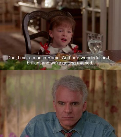 Father of the Bride! Love this scene! I think all dad's envision this when their daughter tells them they've met someone haha. Father Of The Bride Movie, Fanfic Writing, Movie Jokes, The Bride Movie, Movie Journal, Quotes Movie, Film Journal, Movies Worth Watching, Movie Moments