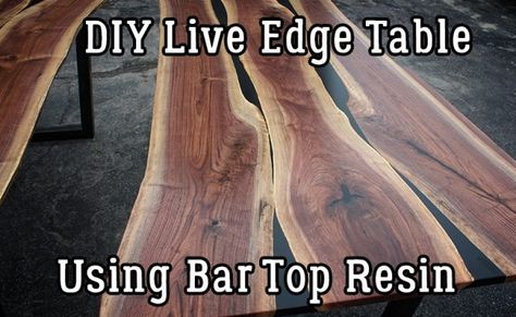 Wooden Bar Top Ideas, Bartop Ideas, Kegerator Ideas, Basement Gameroom, Outdoor Wood Bar, Live Edge Countertop, Live Edge Bar Top, Diy Live Edge, Stain Art