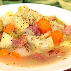 Cabbage And Potato Soup, Ham And Cabbage Recipe, Ham Cabbage, Cabbage Potato Soup, Ham And Cabbage Soup, Cabbage Sausage, Soup Cabbage, Ham And Cabbage, Boiled Dinner