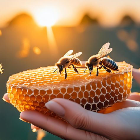 Bees are the only insects that produce food eaten by humans – honey! It's a sweet reminder of the important role bees play in our environment. Happy World Environment Day! 🐝🐝🍯🥞🧇🐝 Happy World Environment Day, Bee Hives, Wild Honey, Environment Day, World Environment Day, Honey Bunny, Our Environment, Honey Bees, Bee Happy