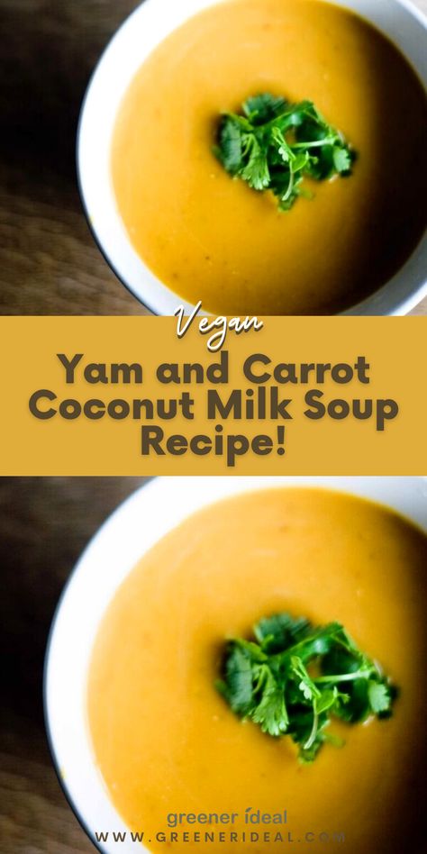 Yam Soup Recipe, Yam Soup, Rainy Summer Day, Milk Soup, Yams Recipe, Rainy Summer, Coconut Milk Soup, Hot Ones, Vegan Stew