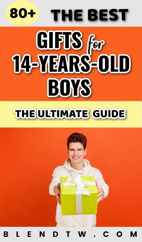 Are you having difficulty finding the perfect gift for your nephew or brother? We’ve got you covered! Check out these awesome 14-year-old boy gifts. gift ideas for teenage boys | teen boy gift guide | trendy presents for 14-year-olds | gadgets for teenage boys | outdoor gifts for boys | gaming gifts for teens Gift Ideas For Teenage Boys, Gifts For College Boys, College Girl Gifts, Teen Presents, Presents For Boys, College Boys, Gifts For Teen Boys, Boy Gifts, Outdoor Gifts