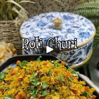 43K views · 1.1K reactions | Roti Churi 
Since it is made with leftover rotis, it comes together quickly. It was and still is my favorite snack when I suddenly feel hungry.

Masala Box @brickbrownofficial 
Roti box @brickbrownofficial 

Ingredients 
Leftover roti
Ghee
Jeera
Rai 
Green chilli 
Curry leaves 
Onion 
Carrot 
Capsicum 
Haldi 
Mirch
Salt
Chaat masala 
Sugar
Coriander 
Lemon 

#rotichuri #rotichurirecepie #roti #chapatichuri #punjabi #punjabitadka #panjabidish | GARIMA BHARGAVA | FOOD & TRAVEL | deliciousbygarima · Original audio Leftover Roti Recipes, Leftover Roti, Roti Recipe, Chaat Masala, Green Chilli, Feeling Hungry, Curry Leaves, Food Travel, Favorite Snack