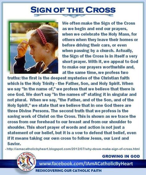 Matthew28:19 Therefore go and make disciples of all nations, baptizing them in the name of the Father and of the Son and of the Holy Spirit, The Sign Of The Cross, Catholic Beliefs, Catholic Education, Sign Of The Cross, Catholic Family, Faith Formation, Catholic Kids, Religious Education, Faith Prayer