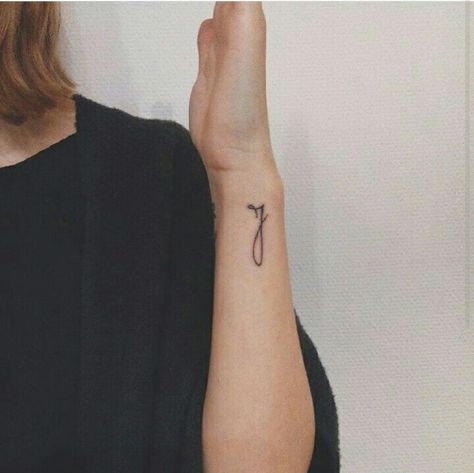 Initial 'J' tattoo M And J Tattoo, J Initial Tattoo, N Tattoo, J Tattoo, J Initial, Initial Tattoo, Diy Style, Tattoos And Piercings, Jesus Fish Tattoo