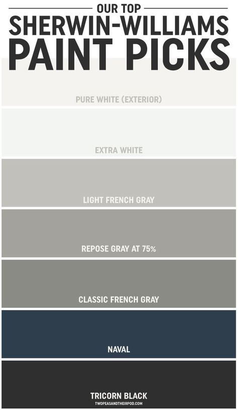 Light french grey siding with Naval shutters Sherwin Williams Sea Salt, Grey Exterior House Colors, Interior Paint Colors Schemes, House Paint Color Combination, Repose Gray, Perfect Paint Color, Exterior Paint Color, Paint Color Schemes, Favorite Paint Colors