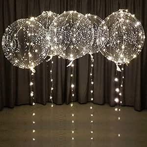 Lightsfever warm white led balloons with batteries, wedding balloons, party balloons clear balloons transparent balloons for helium or air Prom Party Decorations, Light Up Balloons, Transparent Balloons, Led Balloons, Wedding Balloon Decorations, Clear Balloons, Up Balloons, Balloon Arrangements, Christmas Balloons