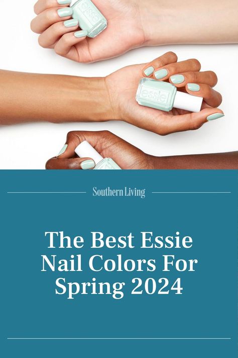 Get excited for spring with these charming nail polish shades. Here are the best Essie colors to try this season and beyond, including pastels, neutrals, and unexpected hues. #essie #southernnails #nailpolish #nailcolors #springnails Spring 2024 Nail Colors, Nail Colors For Spring, Essie Fiji, Essie Colors, Nail Polish Shades, Essie Nail Colors, Classic Perfumes, Culture Quotes, Spring Nail Polish