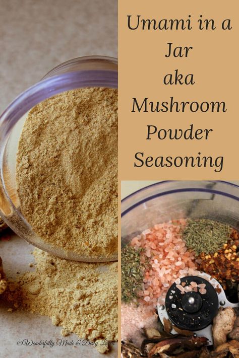 Mushroom Seasoning Powder, Mushroom Umami Seasoning, How To Use Mushroom Powder, Mushroom Powder Recipes, Umami Seasoning Recipes, Food Preparedness, Umami Recipes, Umami Seasoning, Mushroom Marinade