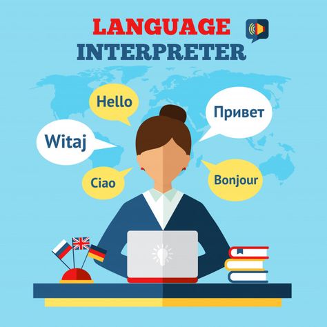 Language translator illustration Free Ve... | Free Vector #Freepik #freevector #business #computer #education #world Language Translator, Human Language, Language Translation, Miranda Lambert, Japanese Language, Korean Language, Remote Jobs, Sign Language, Work From Home Jobs