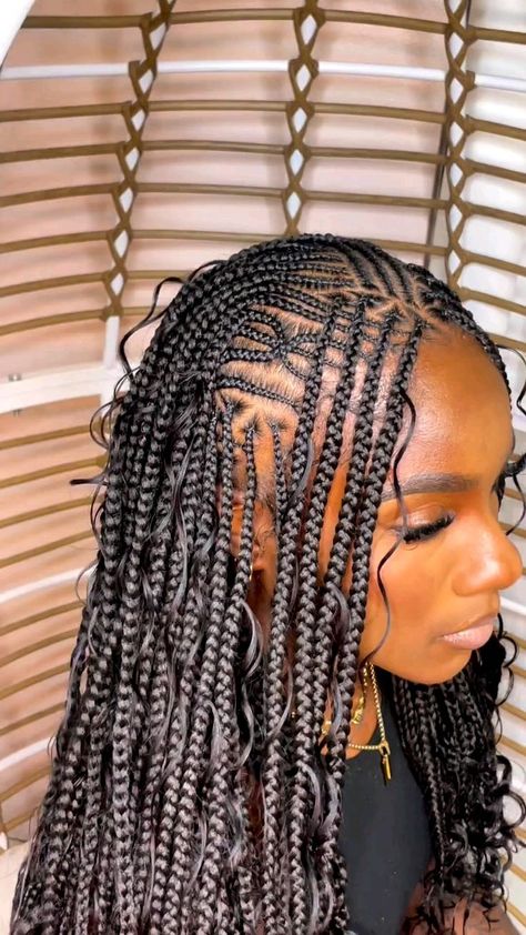 Hair Braid Designs, Latest Braided Hairstyles, Latest Hair Braids, Cornrows Braids For Black Women, Hairstyles For Ladies, Short Box Braids Hairstyles, Feed In Braids Hairstyles, Goddess Braids Hairstyles, African Hair Braiding Styles